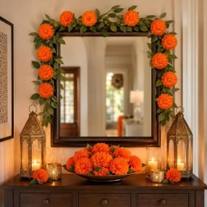 Artificial Marigold Flowers for Decorations