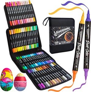 120 Colors Acrylic Paint Markers