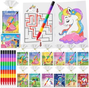24 Pack Mini Coloring Books