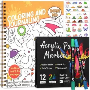 Coloring Book with Markers