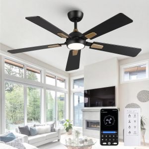 52 Inch Ceiling Fan with Lights and Remote