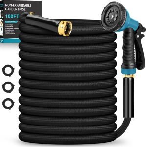 BAZOLOTA Garden Hose 100FT Non-Expanding