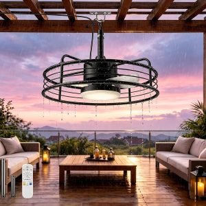 Outdoor Ceiling Fans with Lights