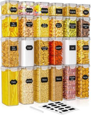 24-Pack Airtight Food Storage Containers