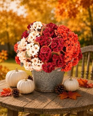 Artificial Fall Flowers for Outdoors