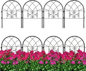 Garvee Decorative Garden Fence Panels 4-Pack
