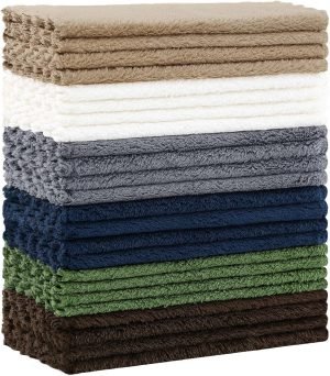 24 Pack Kitchen Cloths Dish Towels