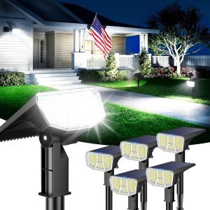 6-Pack Solar Spot Lights Outdoor