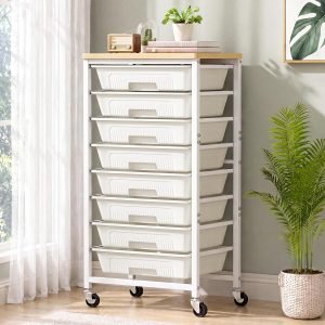 8-Drawers Rolling Cart