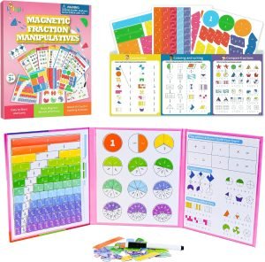 Magnetic Fraction Playbook – 164 Pcs