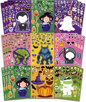 24 Sheets DIY Halloween Stickers