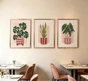 Boho Greenery Wall Art