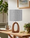 Gray Table Lamp