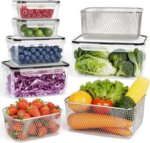 5 PCS Large Fruit Storage Containers