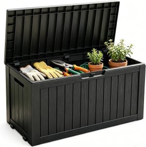 85-Gallon Large Outdoor Storage Deck Box