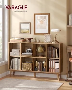 Mid-Century Modern 8-Cube Bookshelf