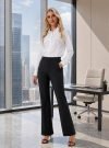 Womens Bootcut Dress Work Pants