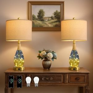 Table Lamps for Living Room Set of 2