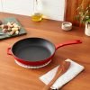 Essential Enamel Cast Iron Skillet