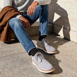 Bruno Marc Men’s KnitFlex Breeze Casual Dress Sneakers