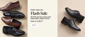 Men’s Shoes Flash Sale at Macy’s !