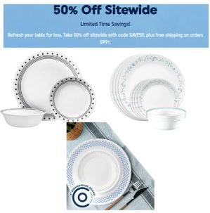 Corelle Dinnerware Sets | Lightweight & Durable Dish Sets !