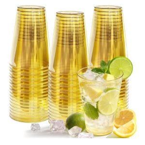 50 Pack 12 oz Plastic Cups