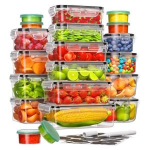 40 Piece Food Storage Containers