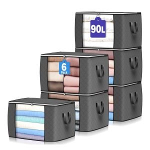 6 Pack Clothes Storage Bags
