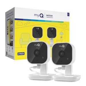 myQ Indoor Plug-in Security Gen 2 – 2K Smart Wi-Fi Camera