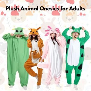 Plush Animal Onesies for Adults