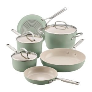 KitchenAid 9-Pc Ceramic Cookware Set