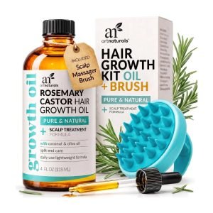 ArtNaturals Rosemary Oil for Hair Growth & Castor Oil Set