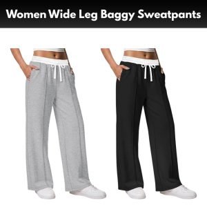 Women Wide Leg Baggy Sweatpants