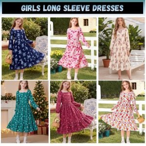 Girls Long Sleeve Dresses