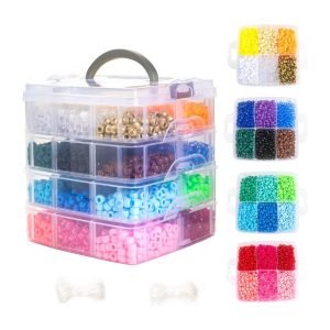 4500Pcs Kandi Pony Beads Jewelry Making Kit