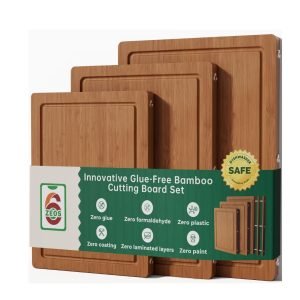 3Pcs Bamboo Cutting Board Set