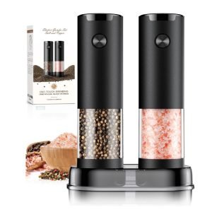 Electric Salt and Pepper Grinder Set