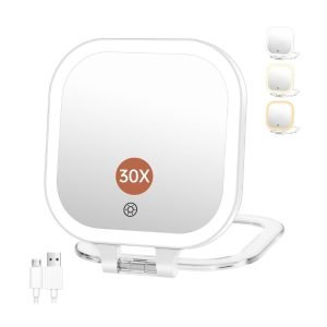 Rechargeable Travel Makeup Mirror