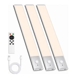 Rechargeable Motion Sensor Under Cabinet Lights with Remote
