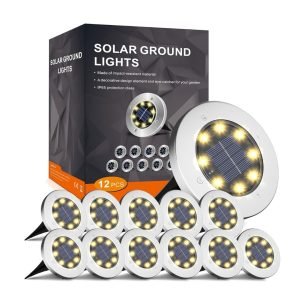 12 Pack Ground Solar Lights
