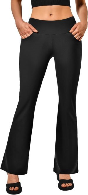 Flare Leggings with Pockets