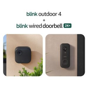 Blink Outdoor 4 and Wired Doorbell 2K+