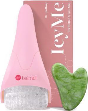 BAIMEI IcyMe Ice Roller for Face & Gua Sha Set