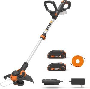 WORX 20V 12″ 2-in-1 Cordless String Trimmer & Lawn Edger