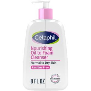 Cetaphil Nourishing Oil to Foam Facial Cleanser