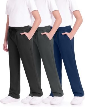 3 Pack Boys Sweatpants with Pockets
