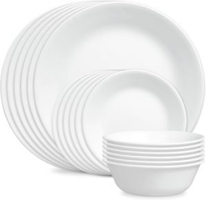 Corelle Vitrelle 18-Piece Service for 6 Dinnerware Set