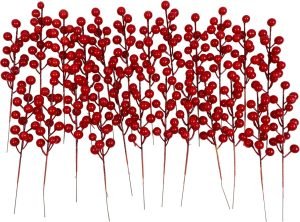 Artificial Christmas Berries Stems