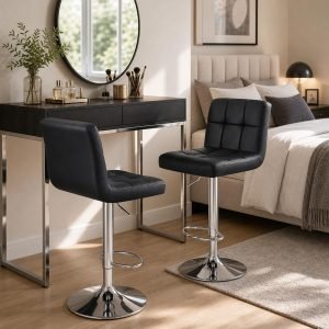 Set of 2 Counter Height Bar Stools
